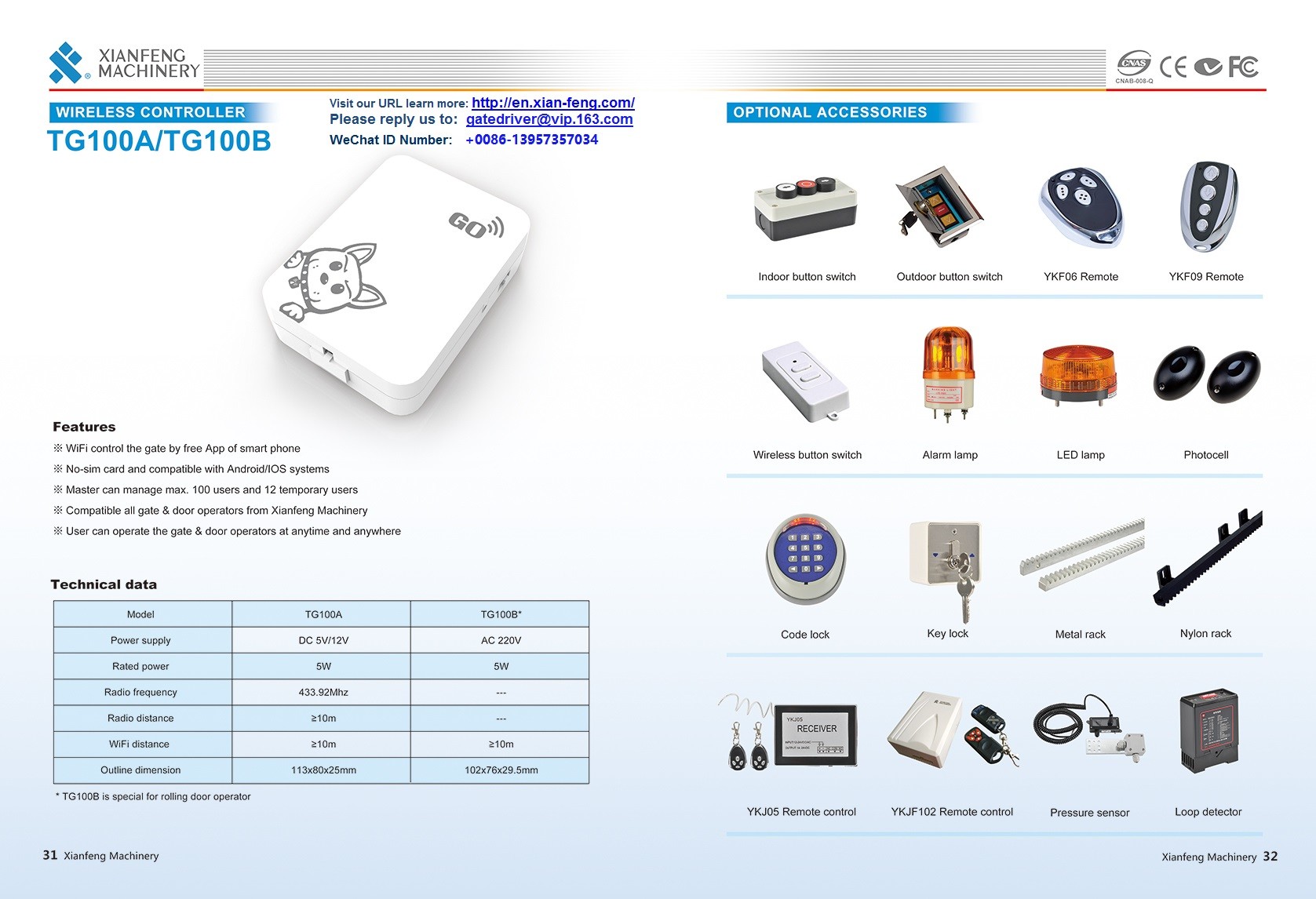 Gate Operator Parts IR30 Photocell Sensor photo beam alamp lamp keypad loop detector remote control safety edge