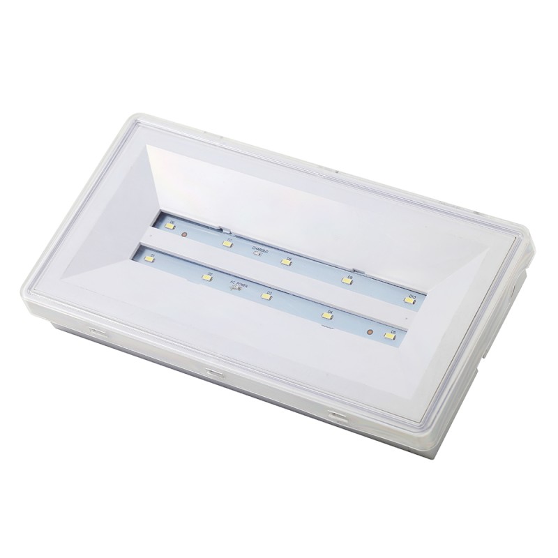 5W LED IP65 Waterproof Emergency Light Wall Surface Ceiling Recessed 3 Hours Operation L212MN