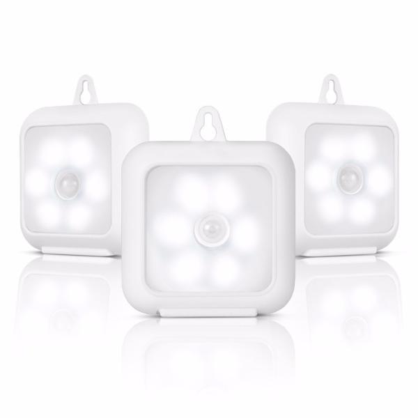 Cheap Warm White 10lm 10000Hrs Battery Operated Motion Sensor Light for sale