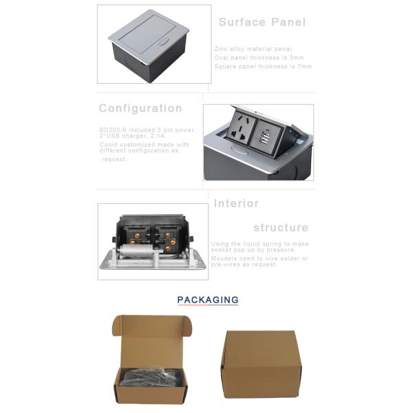 alexa conference table smart America power socket with usb
