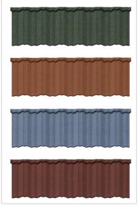 Best Modern Classic Tile Bevel Edge Tile Colorful Stone Coated 0.40mm Aluzinc Roofing Sheets for Sale Warranty 30-50 Years wholesale