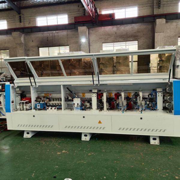 BHM388Y Automatic Edge Banding Machine Suitable for Woodworking Shops Specializing in MDF PVC and Wood Panel Edge Banding Tasks