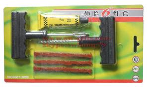 Best 2017 New Car Tire Repair Tool Kit For Tubeless Emergency Tyre Fast Puncture Plug Repair Block Air Leaking For Car Truck wholesale