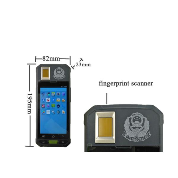 NFC Reader Rugged Handheld PDA Android With Option Biometric Fingerprint Scanner