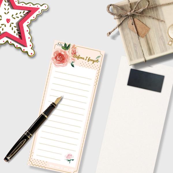 Cheap OEM Self Adhesive Magnetic Fridge Notepads To Do List Fridge Magnet for sale