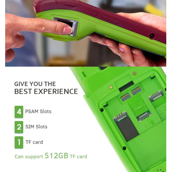 4 PSAM Card Payment Terminal Offline EDC Point of SaleMachines