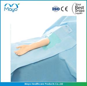 China PP SMS Disposable Surgical Drapes Hand Knee Universal Extremity Drape on sale