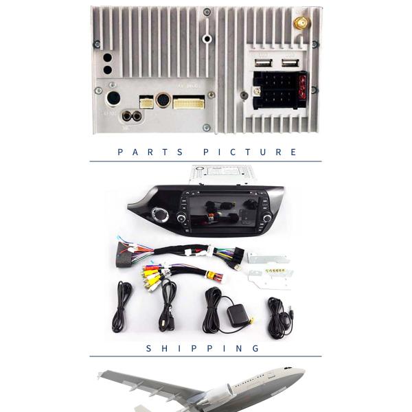 7 Inch Car Stereo That Works With Android , KIA CEED Bluetooth DVD Player For Car