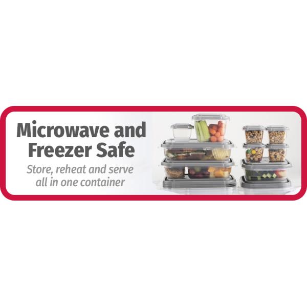 Microwave and Freezer Safe