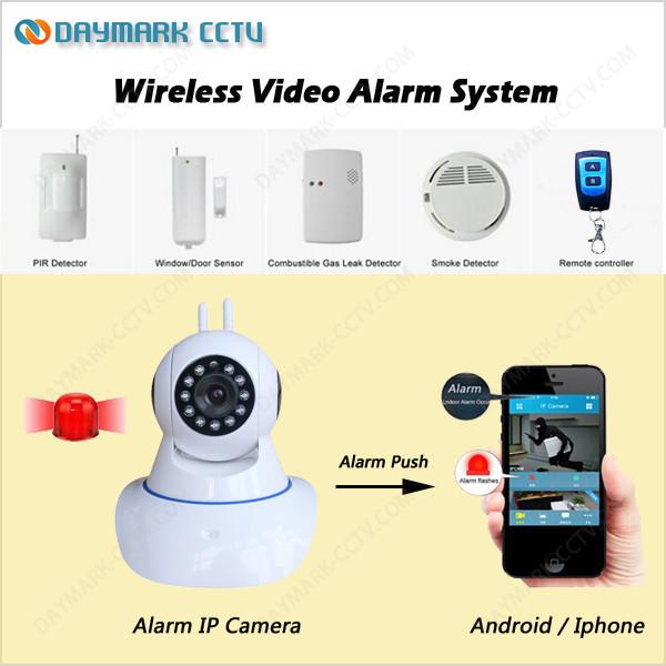 Cheap 720p wifi QR code scanning p2p best security camera system for sale