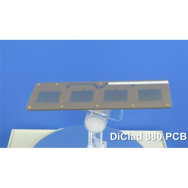 60mil DiClad 880 Printed Circuit Board With Immersion Gold Plating For Digital Radio Antennas