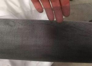 Best PVC Coated 18 X 16 Mesh Black Fiberglass Fly Screen Wire Mesh Anti Insect 115g wholesale