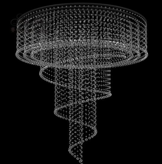 Cheap Glass Crystal Bead Curtains Ceiling Hanging With Crystal Ball for sale