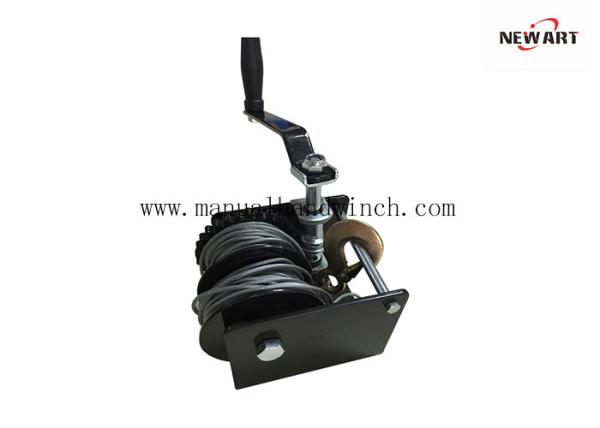 Cheap Split Drum Wire Rope Worm Gear Winch Greenhouse Lifting Hand Winch for sale