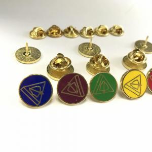 Best Cute Gold Masonic Lapel Pins Animal Easter Enamel Badge Zinc Alloy wholesale