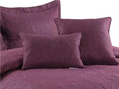 Solid Quilts Royal 5pcs Embossed Quilt Set Ultrasonic Quilts Soft Microfiber Fabric