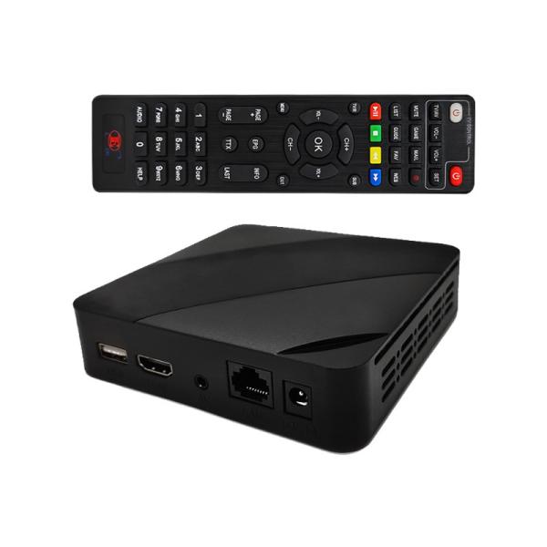 Cheap Customize Linux IPTV Box HEVC Decoder Lan Port  Wifi Iptv Player for sale