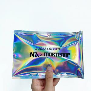 Best Holographic Metallic Foil Mailer Glitter Mailing Shipping Bags Metallic Rainbow Foil Self-Sealing Envelopes Courier wholesale