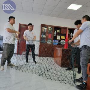 Best 2 X 1 X 1 m Gabion Wire Mesh Netting 80 X 100 mm Gabion Basket for Flood Control Project wholesale