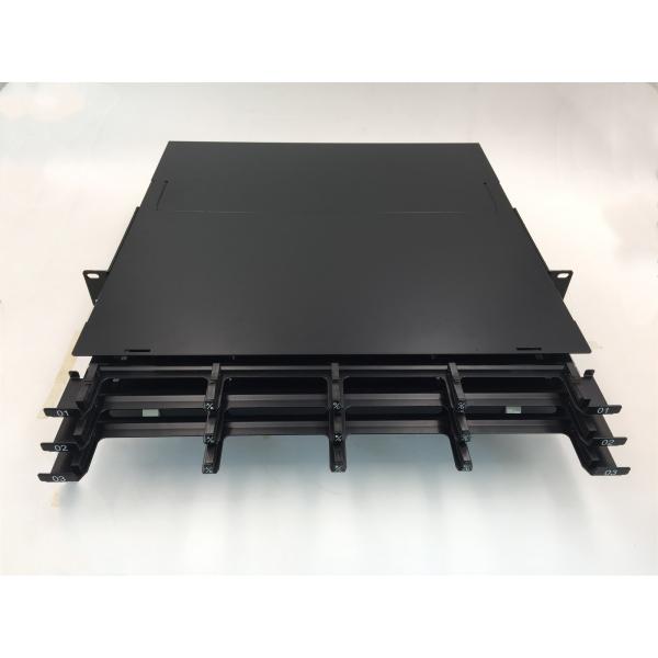 Multimode OM3 1U 144F MPO Patch Panel With 12x12F Cassette Modules