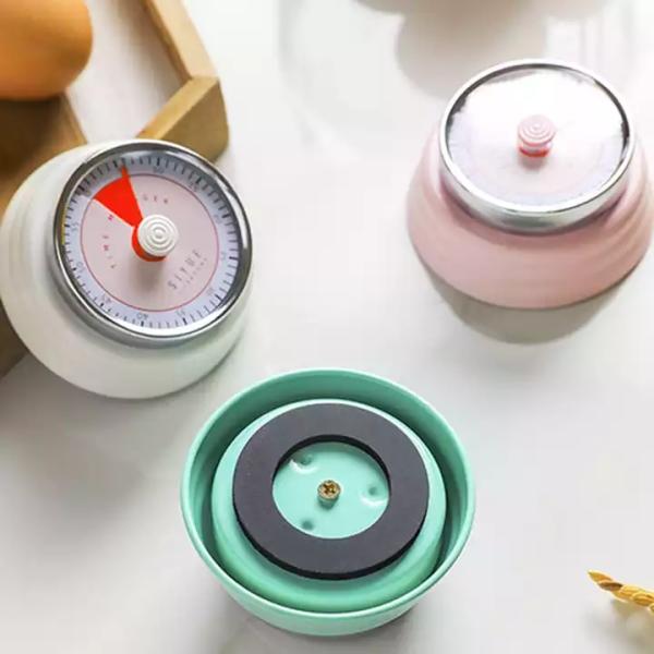 Round Magnet Kitchen Timer , Safe Mini Circle Digital Cooking Timer