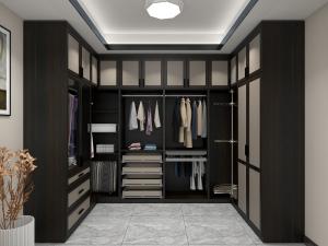 U Wardrobe Closets Modern Cabinets In Wall Mounted Cabinet Tall Showcase With Cloth Hang Racks And Storage Drawers