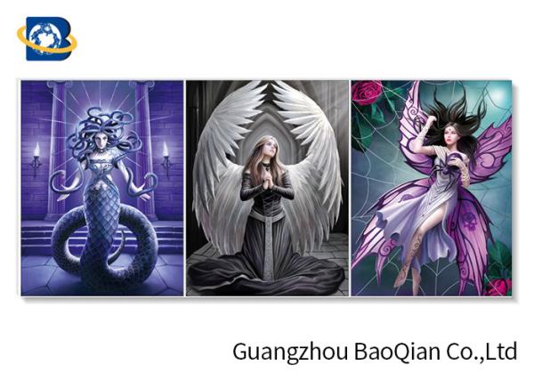 Lenticular Printing 3D Picture with Flip Efect In Stock , Depth Effect 3D Wall