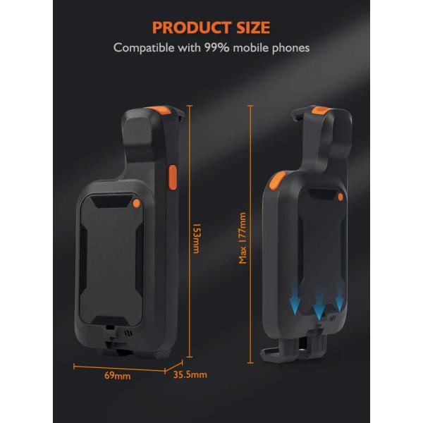 Tlphones Portables Mobile Phones Back Clip Bluetooth Barcode Reader As Barcode Scanner