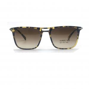 China SUN002 Acetate Frame Sunglasses with high elasticity stainless steel temples on sale