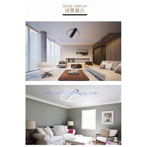Fancy Light Fixture Ceiling Light For Round With Black And White Color