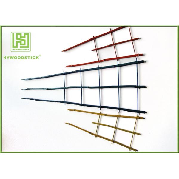 Natural Green Thick Bamboo Flower Sticks For Orchard Various Diameter