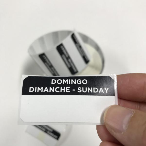 Cutting Die-cutting Rolls Or Sheets Labels Accept Perforation 10 Days Sample Leadtime