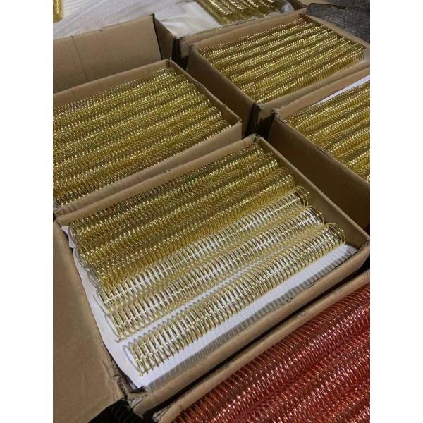 28.6mm Inner Diameter Gold-Plated Volume Book Binding , Used For High-End Notebooks