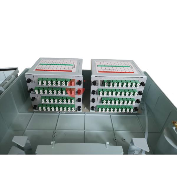 96 Fibers 2/32 Optical Splitter Termination Distribution Box Enclosure High Density