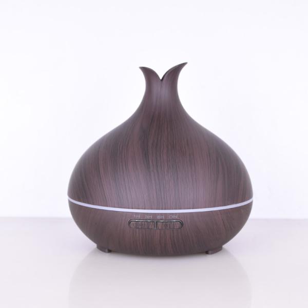 ISO9001 2.4MHZ Wood Grain Aroma Diffuser 400ML Air Freshener