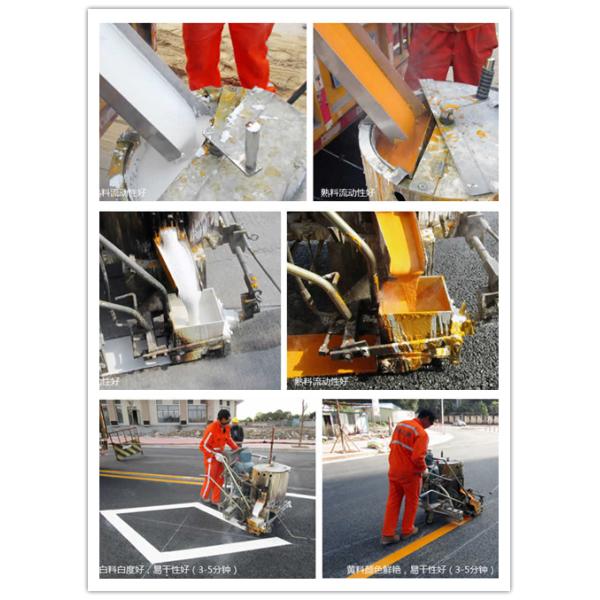 Traffic Pre Heater Hand Push Thermoplastic Road Marking Machine