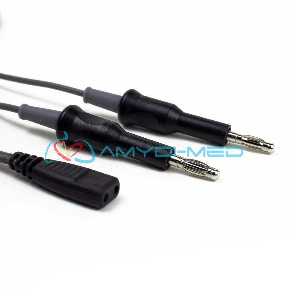 Hospital Electrosurgical Cables Reusable erbe bipolar cable 4.0 Banana