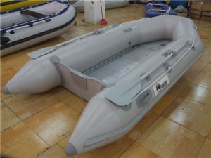 China V Shaped PVC Inflatable Boat With 4 Individual Air Chambers / Aluminum Floor on sale