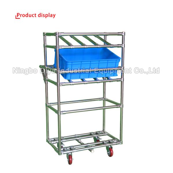 Low Power Consumption Stainless Steel Storage Trolley With Customized Color
