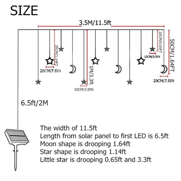 123LEDs Outdoor Hanging Solar Lights