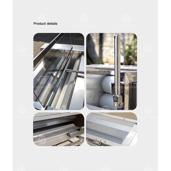 Large Medium And Small Brush potato Cleaning Machine Stainless Steel