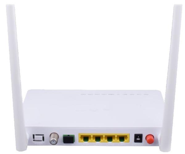 Cheap 1GE 3FE 1CATV WiFi FHR2402KB GPON Optical Network Terminals for sale
