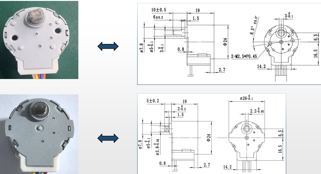 24BYJ48 Stepper Motor with Precision Control Customizable Options and Long Service Life for Various Applications
