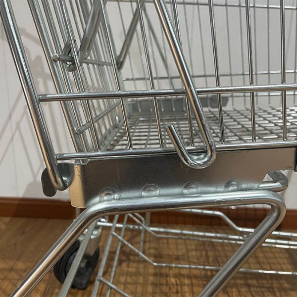 150L Asian Market Shopping Trolley front view