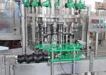 SUS304 Robotized Automatic Wine Filling Machine With rotary washing function