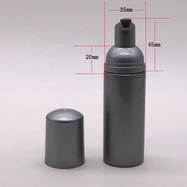 Plastic Packaging Mini Travel Bottle 50ml PET Mousse Foam Bottle with Customized Logo