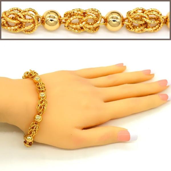 Cheap Hot Selling items Fashion jewelry Men or Womans bracelet Bangle 18K Real Gold Plated Link for sale