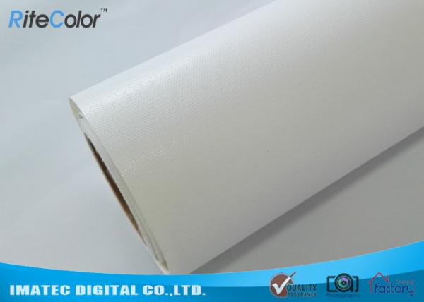 Cheap 360Gsm / Sqm Glossy Art Canvas Rolls Poly - Cotton For Eco Solvent Printer for sale