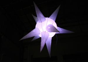 Best Exquisite Led Inflatable Star 190 T White Polyester CE / UL Approved wholesale