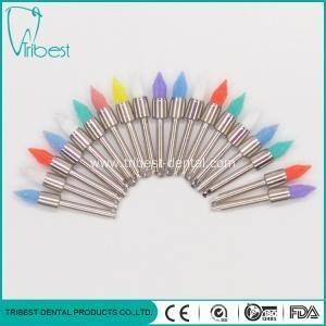 China Colorful Nylon Dental Polishing Kit , Pencil Flat Dental Polishing Brush on sale
